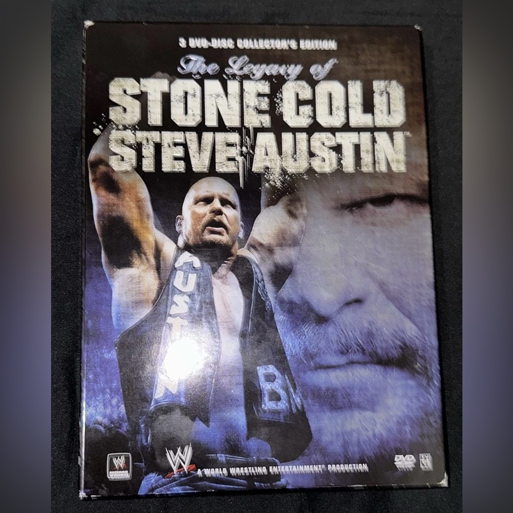 Stone Cold Steve Austin 3 Disc DVD Set + The Rock DVD Set